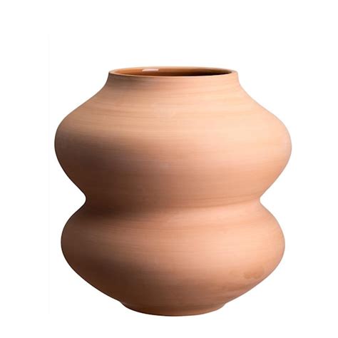 Bergs Potter Belle raw vase 26 cm Pink | Scandinavian Design | Vases
