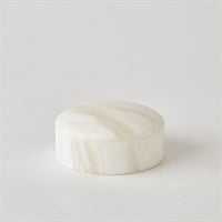 White Alabaster Gala Canister | S
