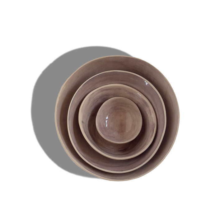 Wonki Ware - Beach Sand Soup Bowl | Aubergine