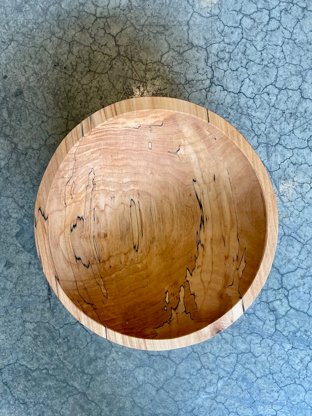 Spencer Peterman - Classic Spalted Maple Bowl | D | 10"