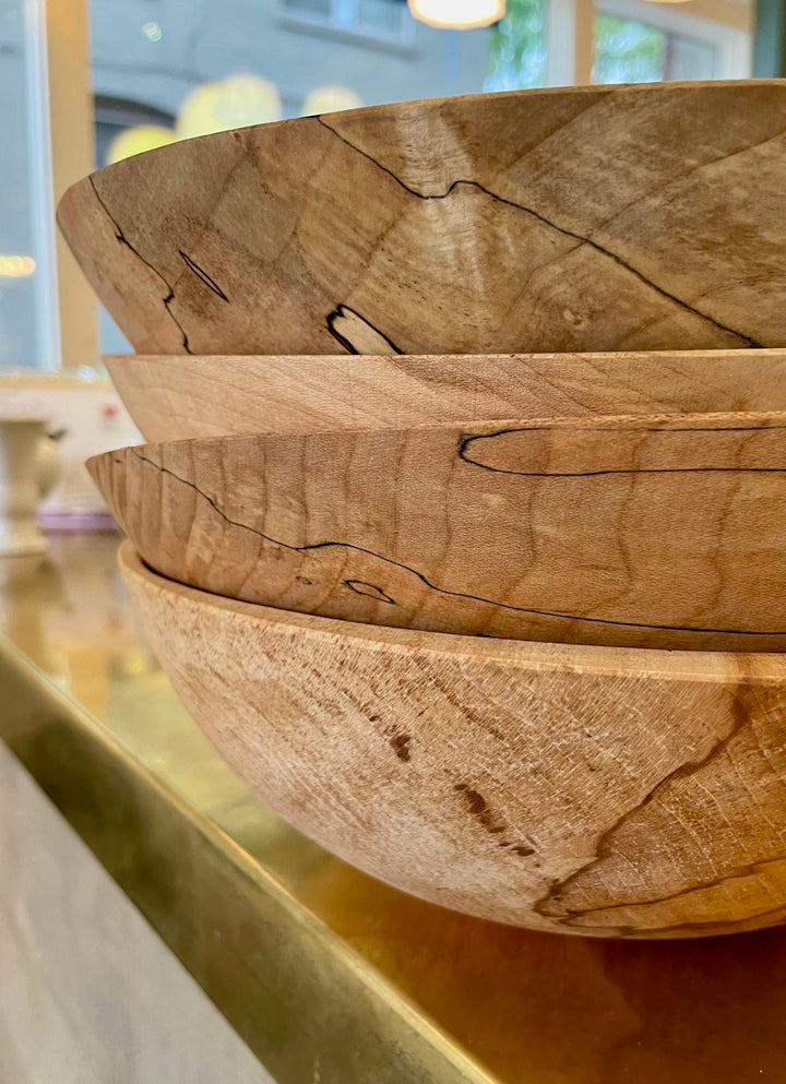 Spencer Peterman - Classic Spalted Maple Bowl | D | 10"