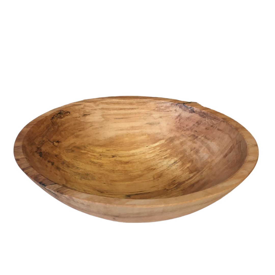 Spencer Peterman - Classic Spalted Maple Bowl | B | 10"