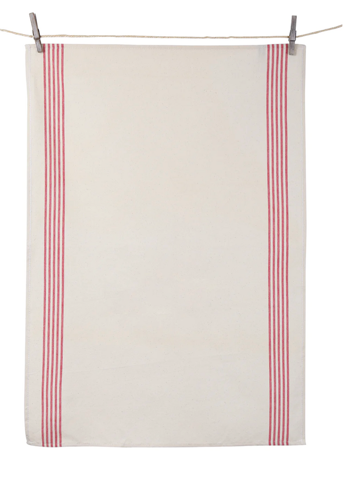 Tissage de L’Ouest Renzo Dish Towel | Red