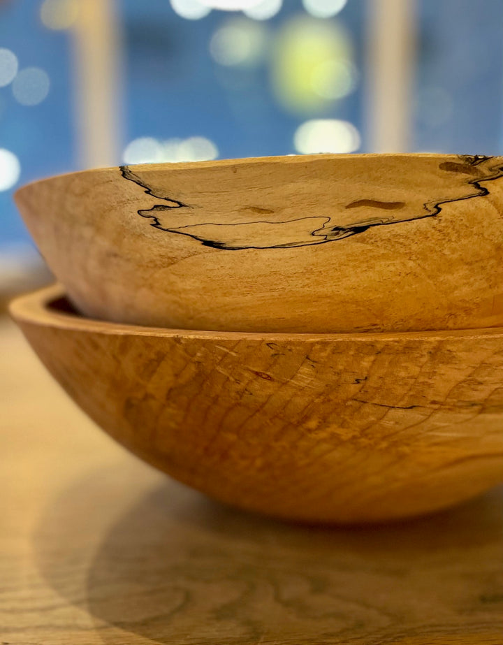 Spencer Peterman - Classic Spalted Maple Bowl | A | 13"