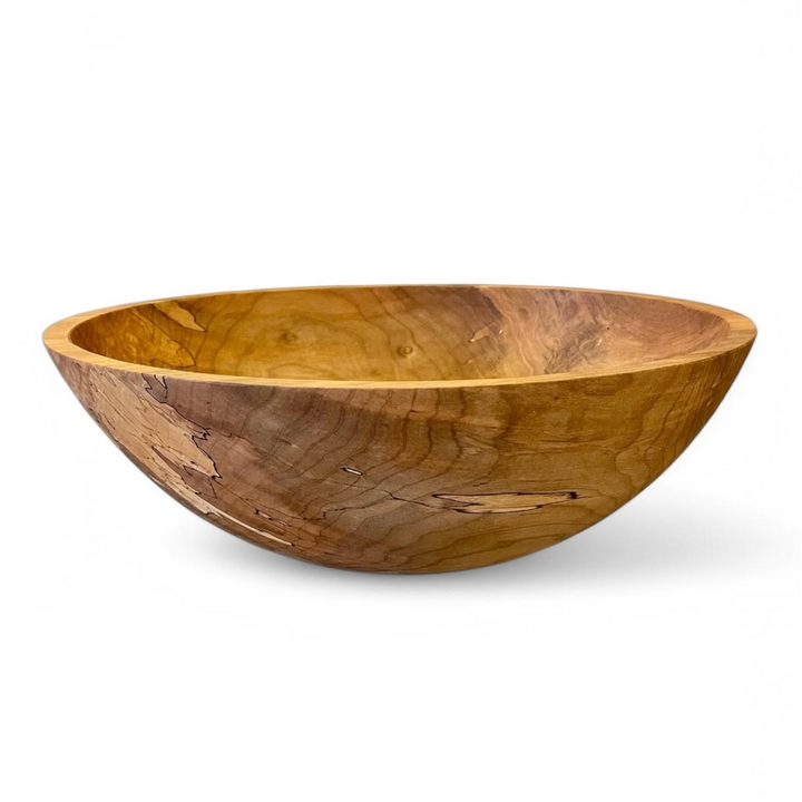 Spencer Peterman - Classic Spalted Ambrosia Maple Bowl  | 18"