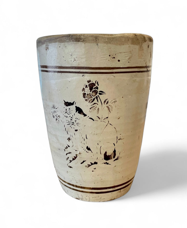 Glazed Chizou “磁州” Flower Pot