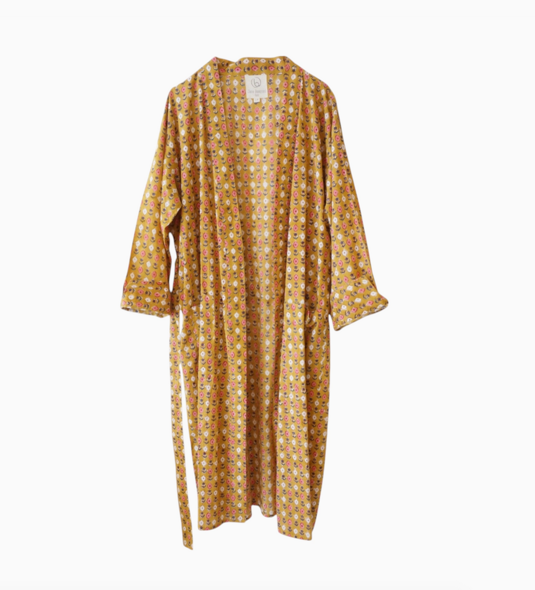 Claire Beaugrand - “Sol” Floral Print Cotton Robe | S/M