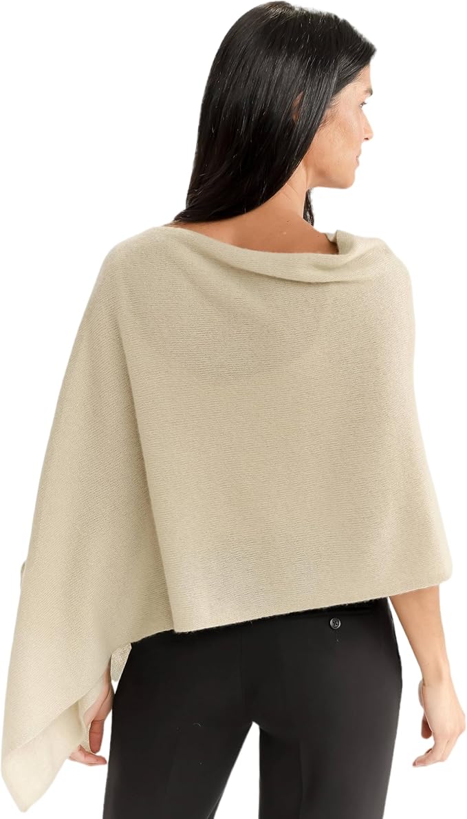 Claudia Nichole - Cashmere Topper in White Sage