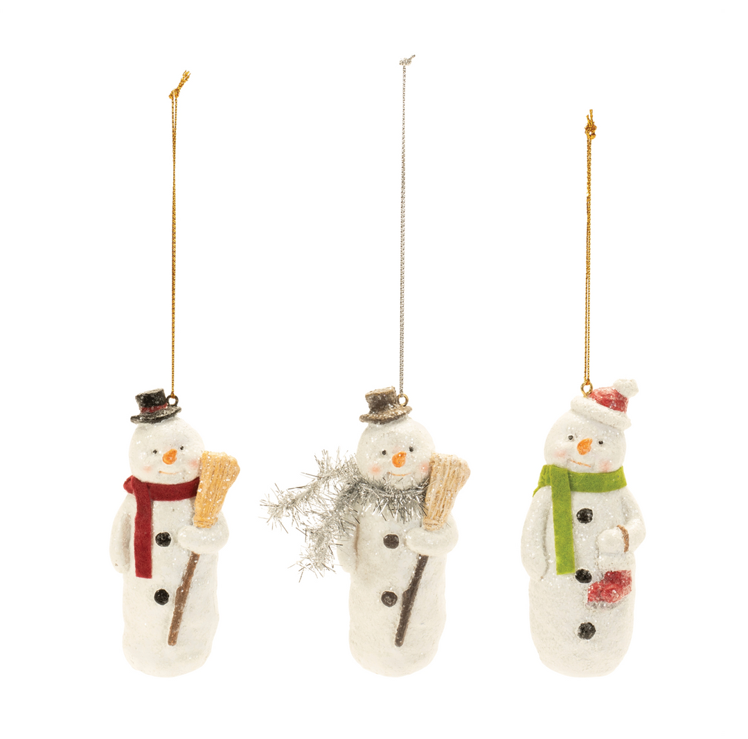 4.5" Resin Snowman Ornament | A
