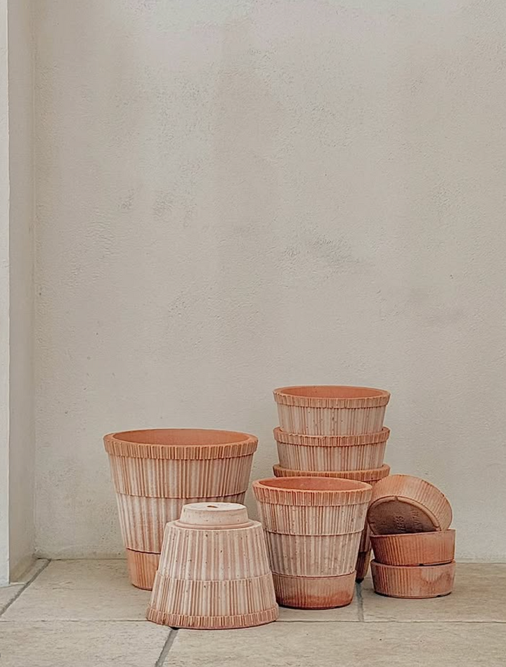 Atlas RAW Rosa Pot + Saucer, Italy | 18S