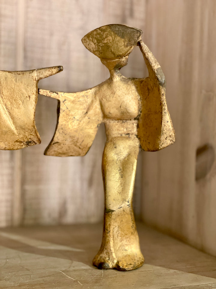 Vintage Stylized Japanese Lady Figure | A