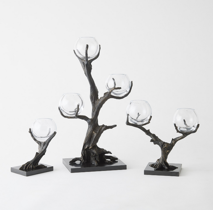 Natural Iron Monterey Vase Holder | 2