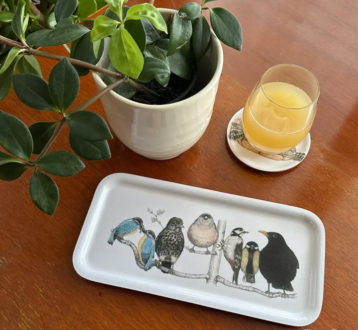 Birdland - Cocktail Tray by Charlotte Nicolin