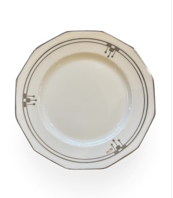 Vintage Limoges 'Unique' Porcelain Salad Plates | Set of 6