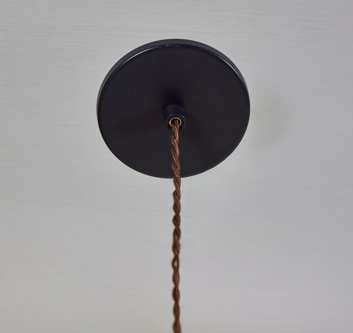 Valerie Barkowski Handmade Ceramic 'Fez' Pendant, Morocco | White