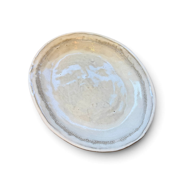 GUARDA - Oval Stoneware Serving Platter | M