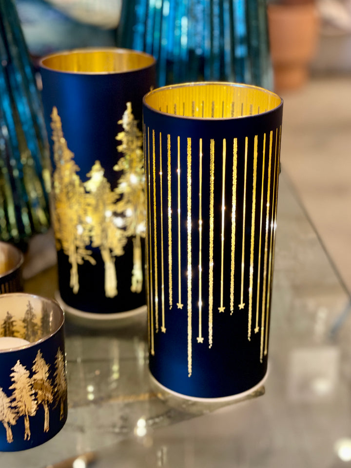 8" Starry Glass Luminary