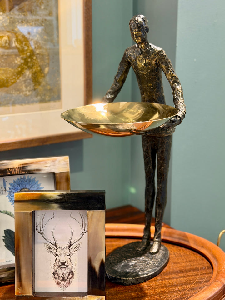 Bronze Wooster Sculpturew with Brass Plate