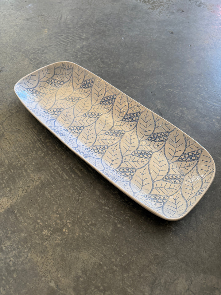 Wonki Ware - Prawn Platter | Greek Blue - A