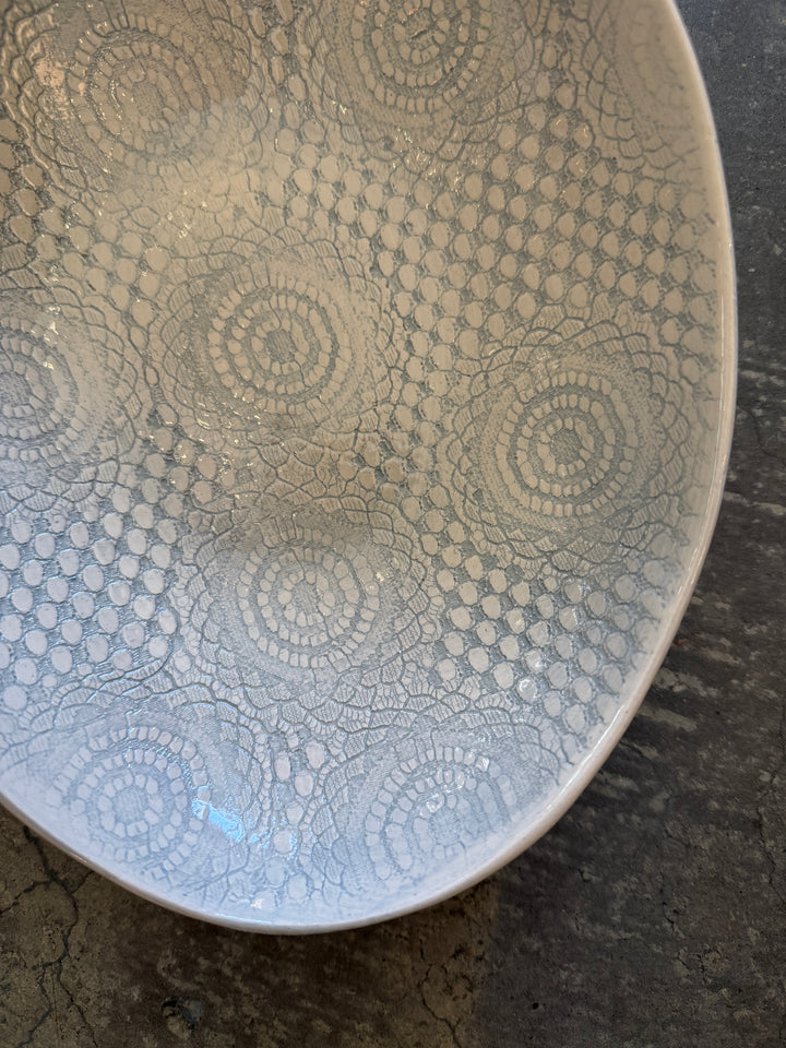 Wonki Ware - Etosha Oval Server | Duck Egg - A