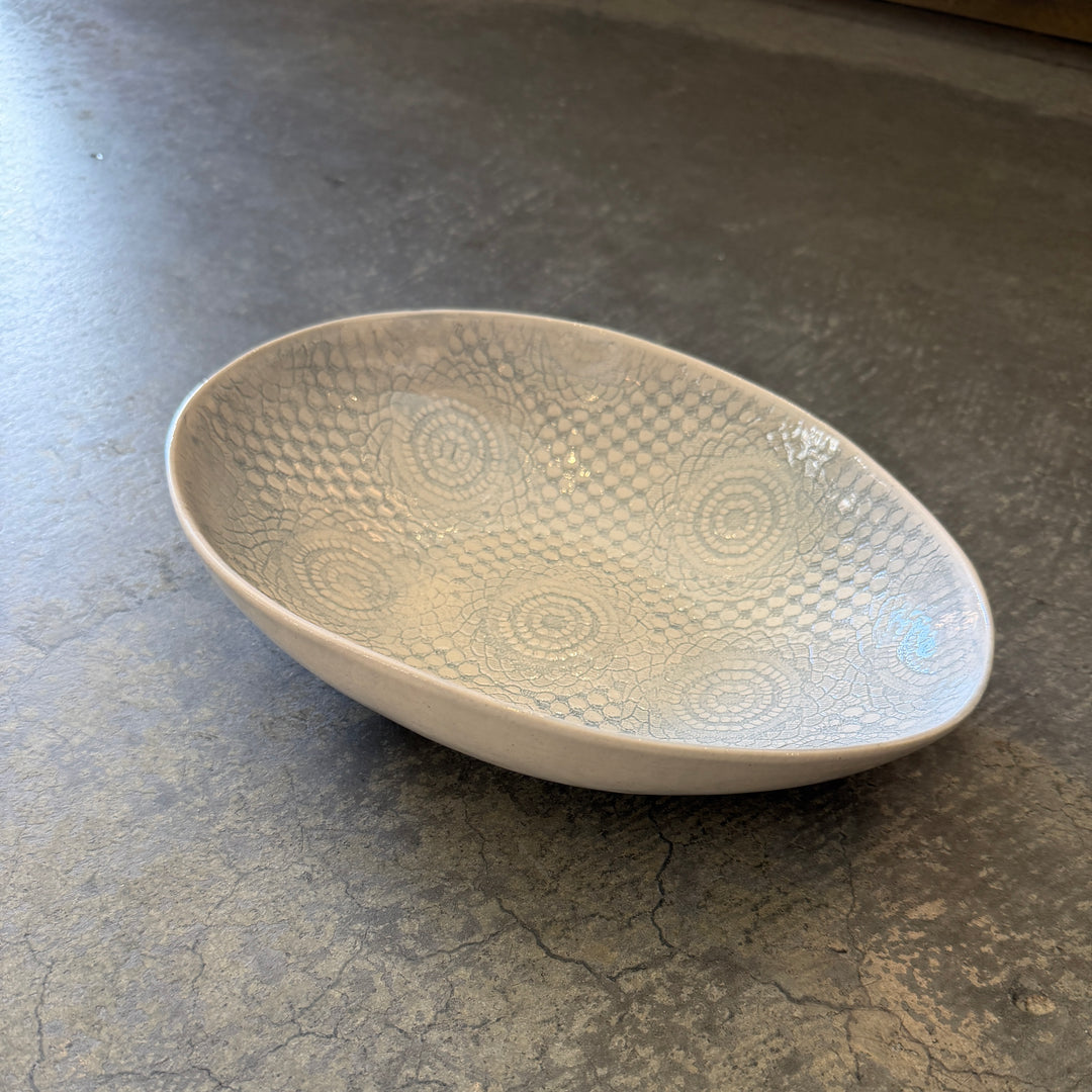 Wonki Ware - Etosha Oval Server | Duck Egg - A