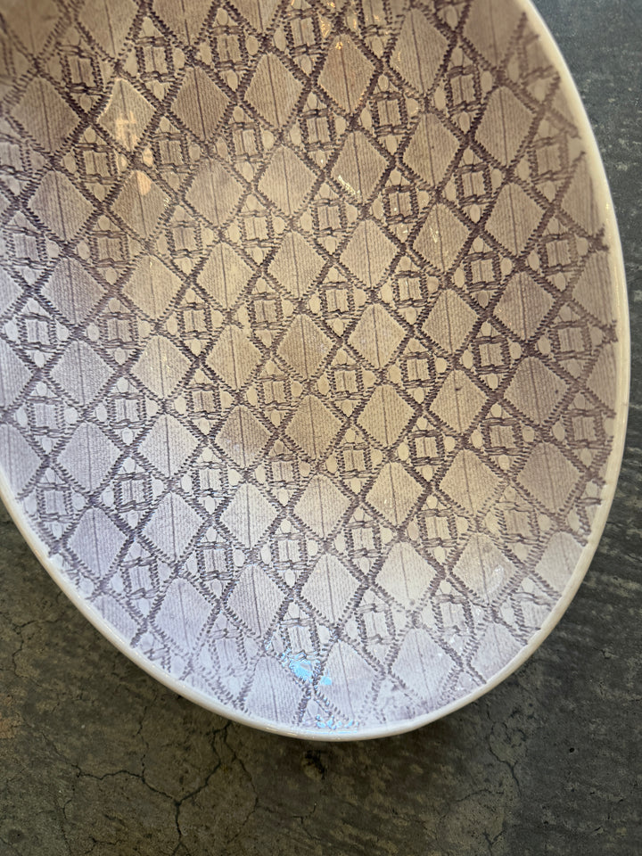 Wonki Ware - Etosha Oval Server | Aubergine - A