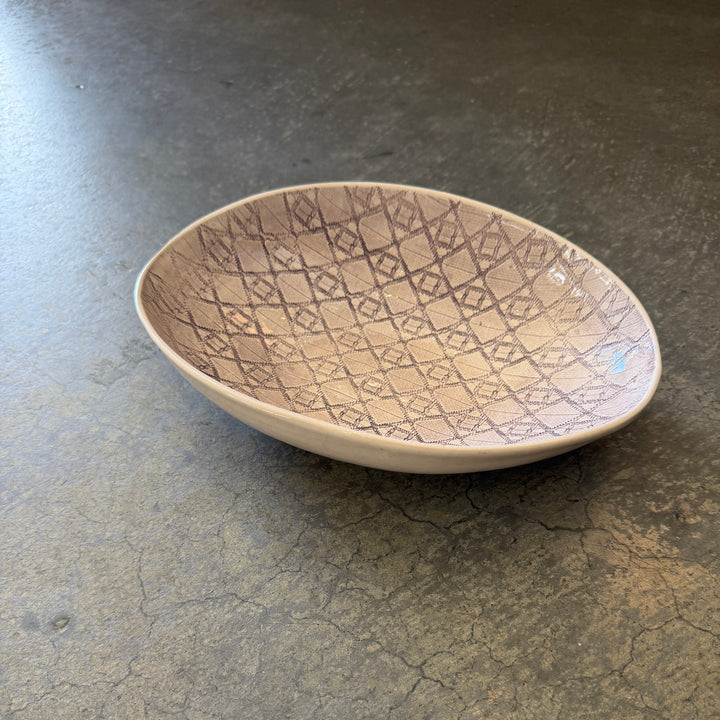 Wonki Ware - Etosha Oval Server | Aubergine - A