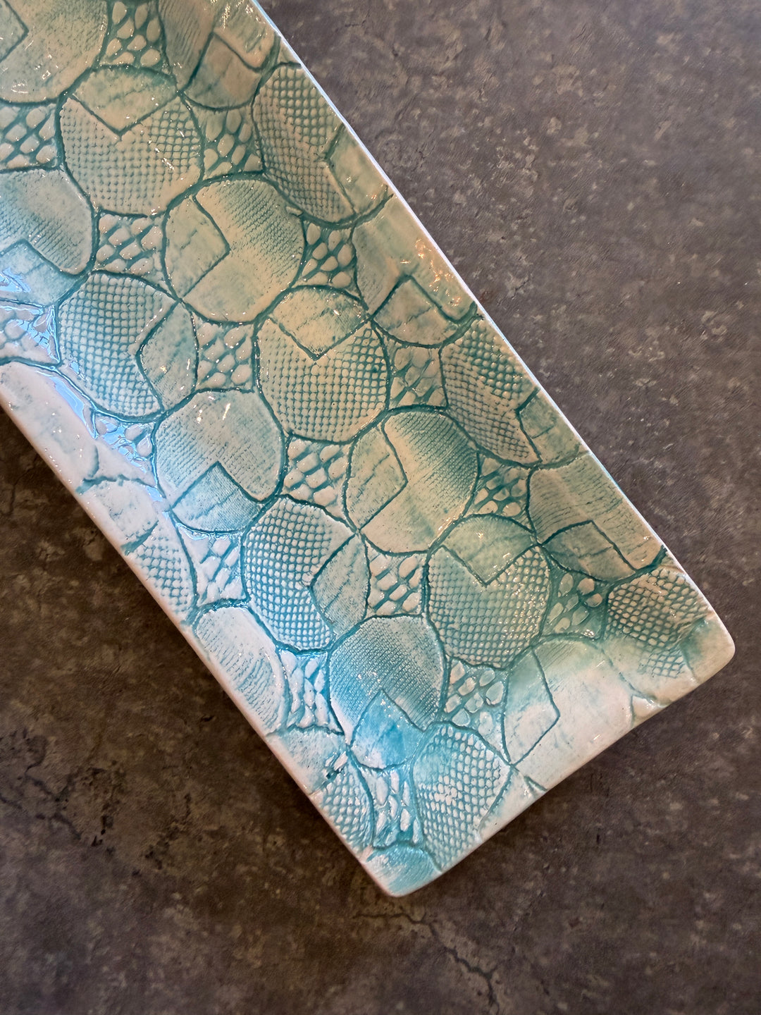 Wonki Ware - Utensil Skinny Print | Turquoise - A