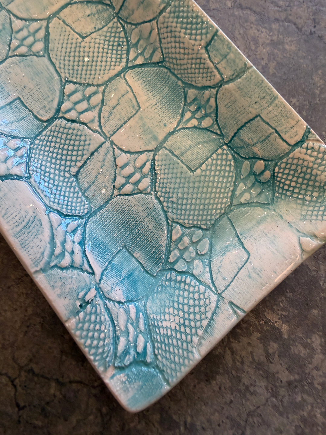 Wonki Ware - Utensil Skinny Print | Turquoise - A