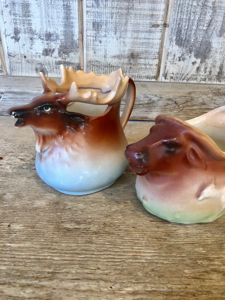 Vintage Moose Ceramic Creamer, Austria