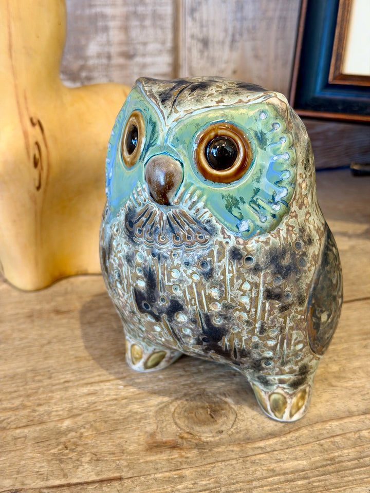 Vintage Porcelain Eagle Owl Figurine by Lladro, Spain