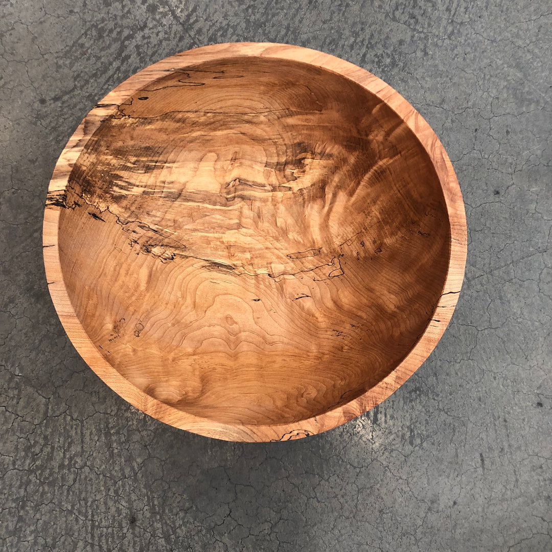 Spencer Peterman - Classic Spalted Maple Bowl | B | 15"