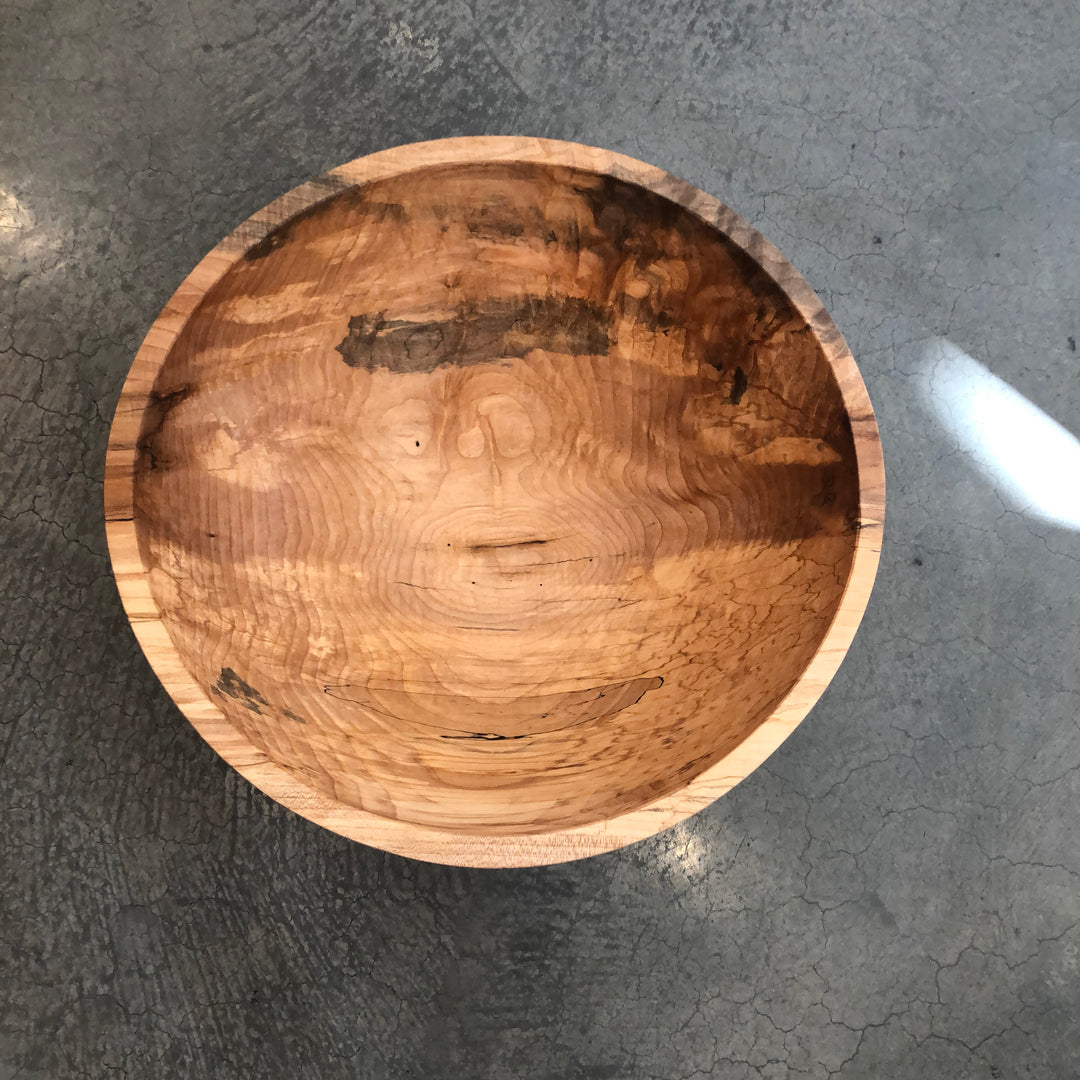 Spencer Peterman - Classic Spalted Ambrosia Maple Bowl  | 18"