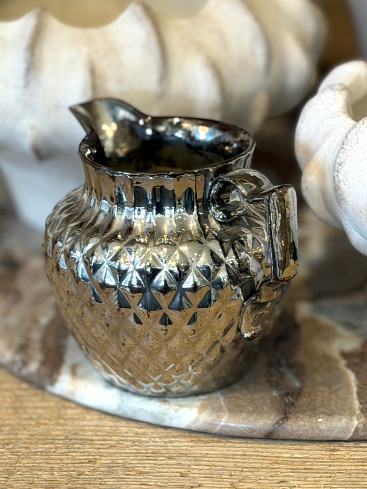Antique English Lustreware Pottery Pitcher | M-2