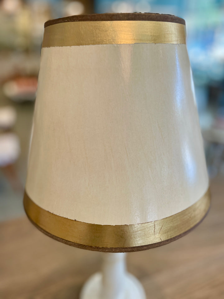 Vintage Hand Carved Marble Table Lamp