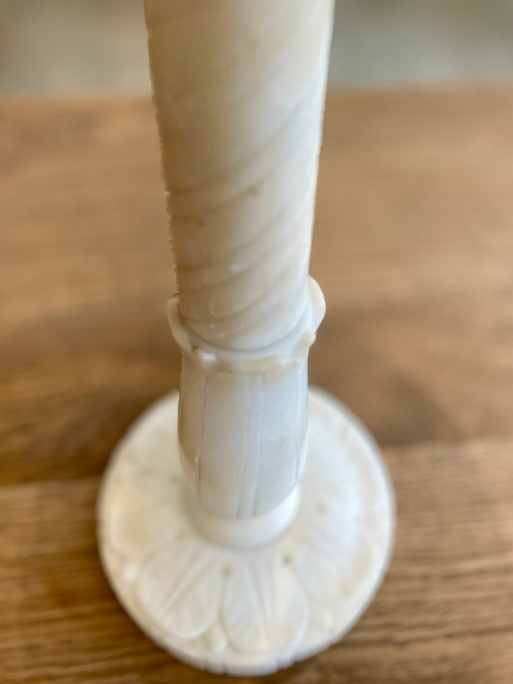 Vintage Hand Carved Marble Table Lamp