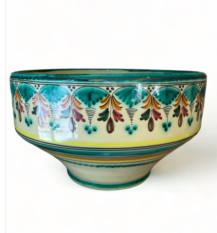 Vintage Hand Painted Spanish Pottery Bowl