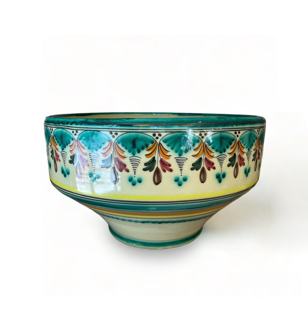 Vintage Hand Painted Spanish Pottery Bowl