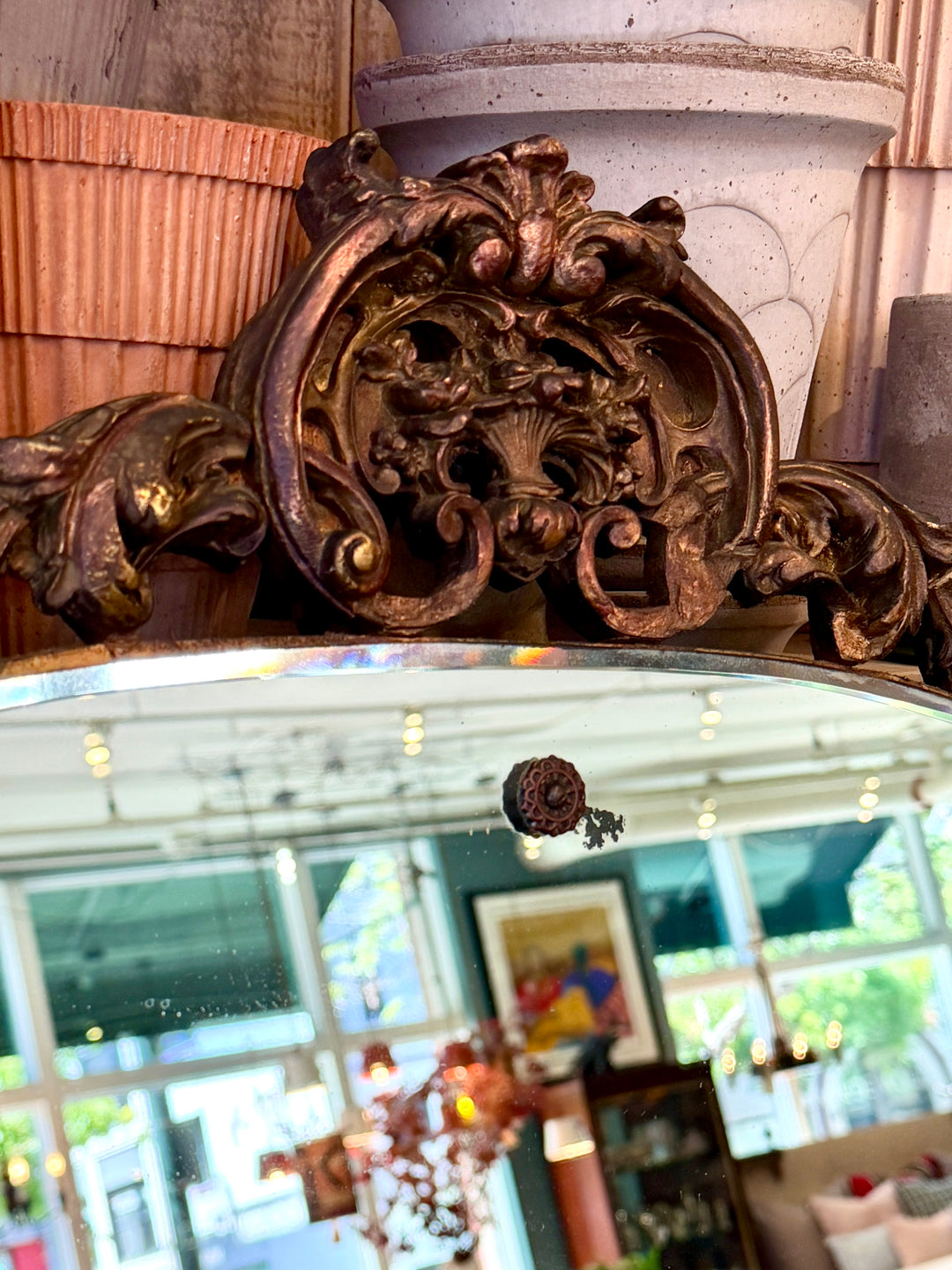 Vintage French Rococco Style Mirror