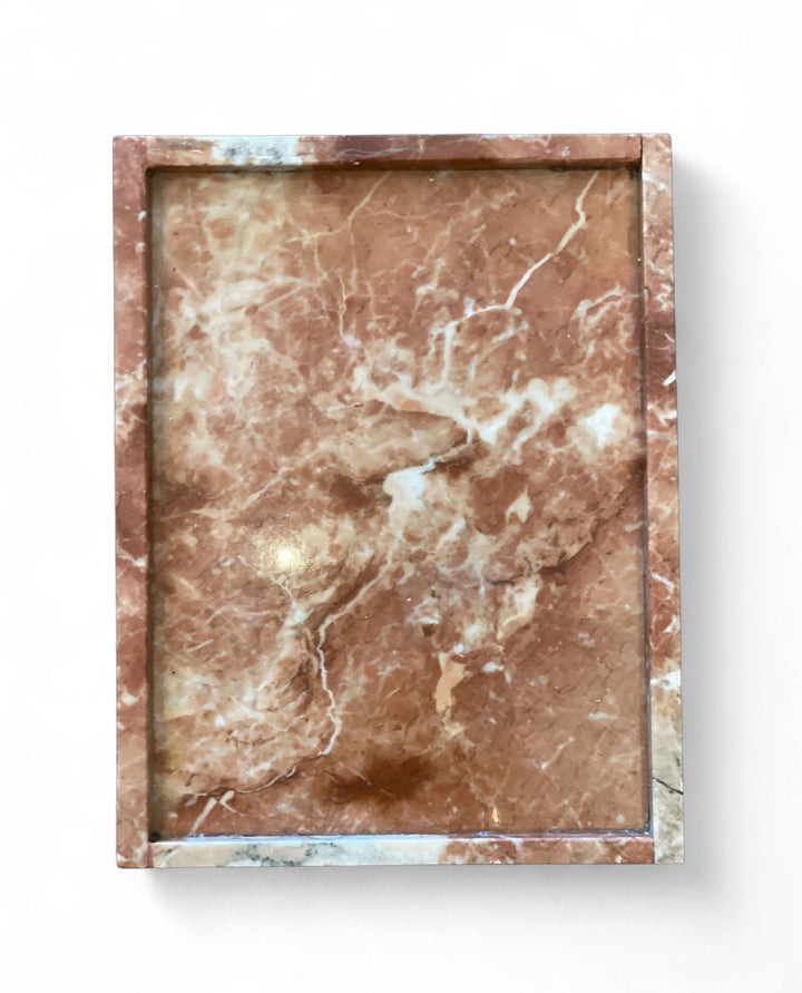 Vintage Rectangle Marble Tray