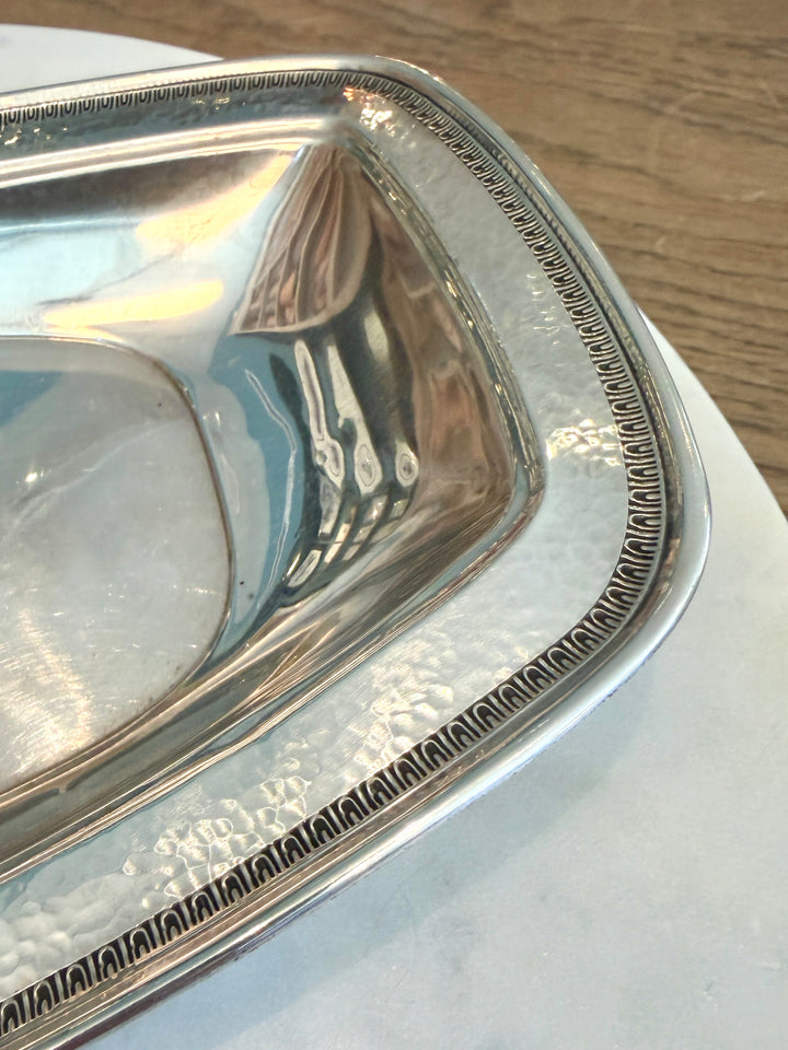 Vintage Sterling Silver Rectangular Serving Tray