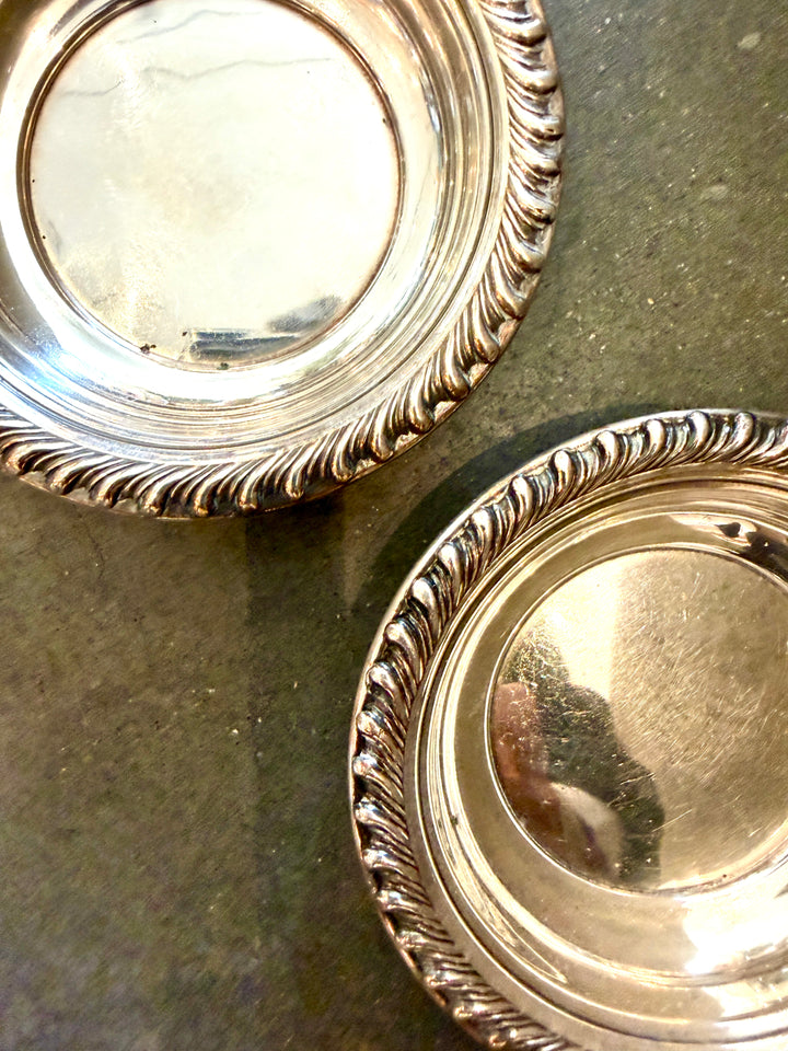 Vintage Small Silver Plate Trinket Dish