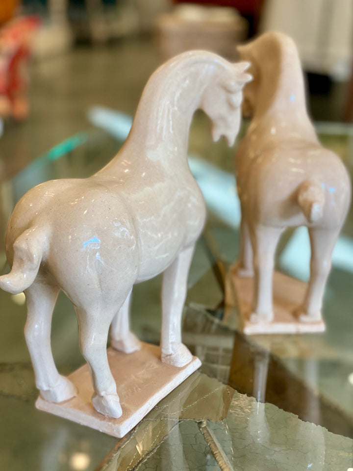 Jingdezhen Porcelain Tang Horse | Pair