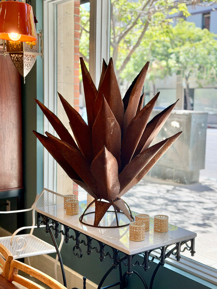Large Handmade Metal Agave Garden / Tabletop Sculpture