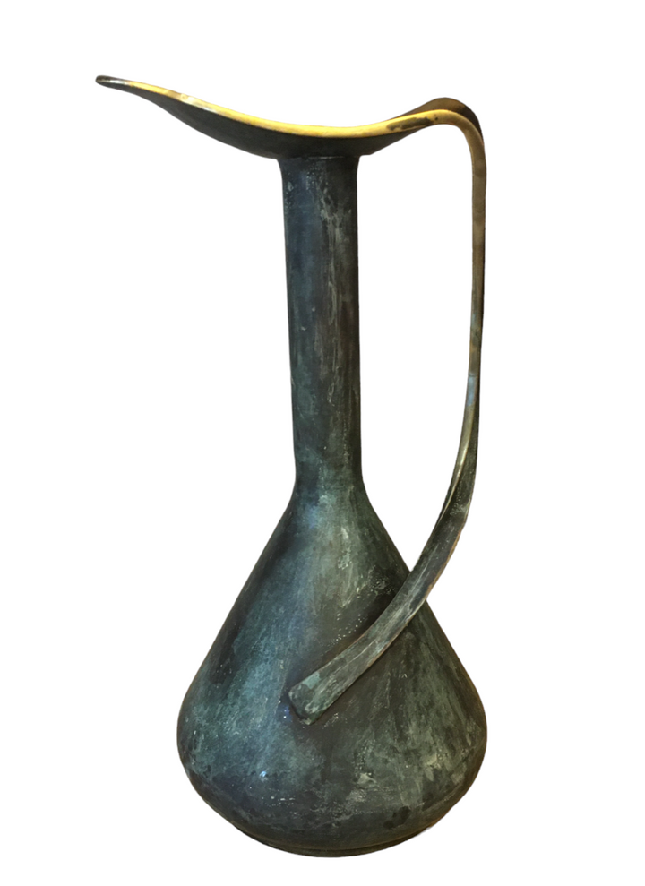 Vintage Pal Bell Brass Pitcher, Israel