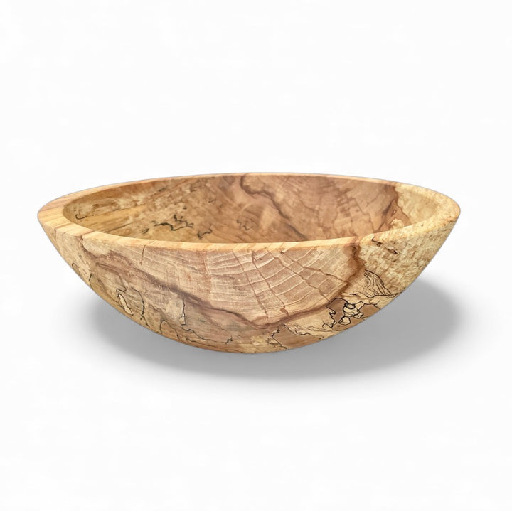 Spencer Peterman - Classic Spalted Ambrosia Maple Bowl | A | 13"
