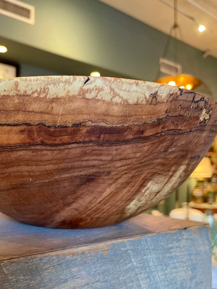 Spencer Peterman - Classic Spalted Ambrosia Maple Bowl  | 10" | A