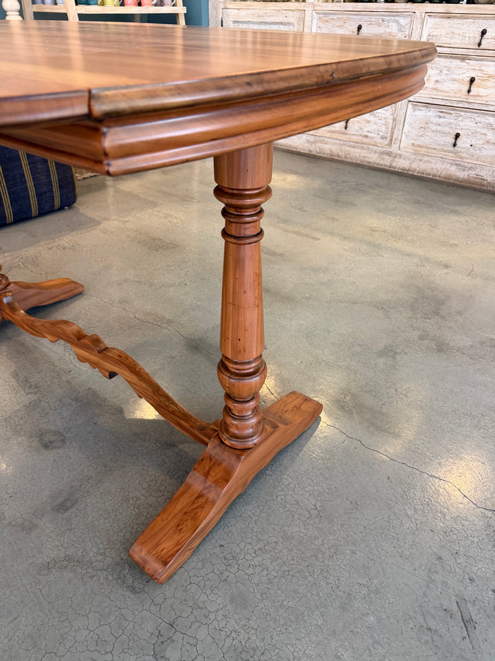 Vintage Cherry Oval Drop-Leaf  Table