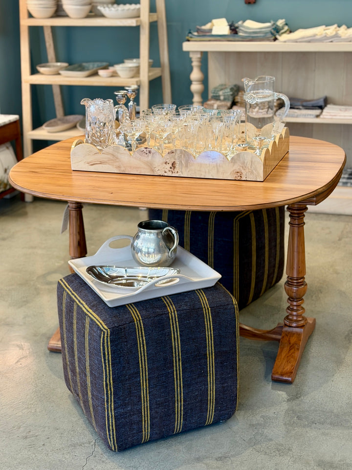 Vintage Cherry Oval Drop-Leaf  Table