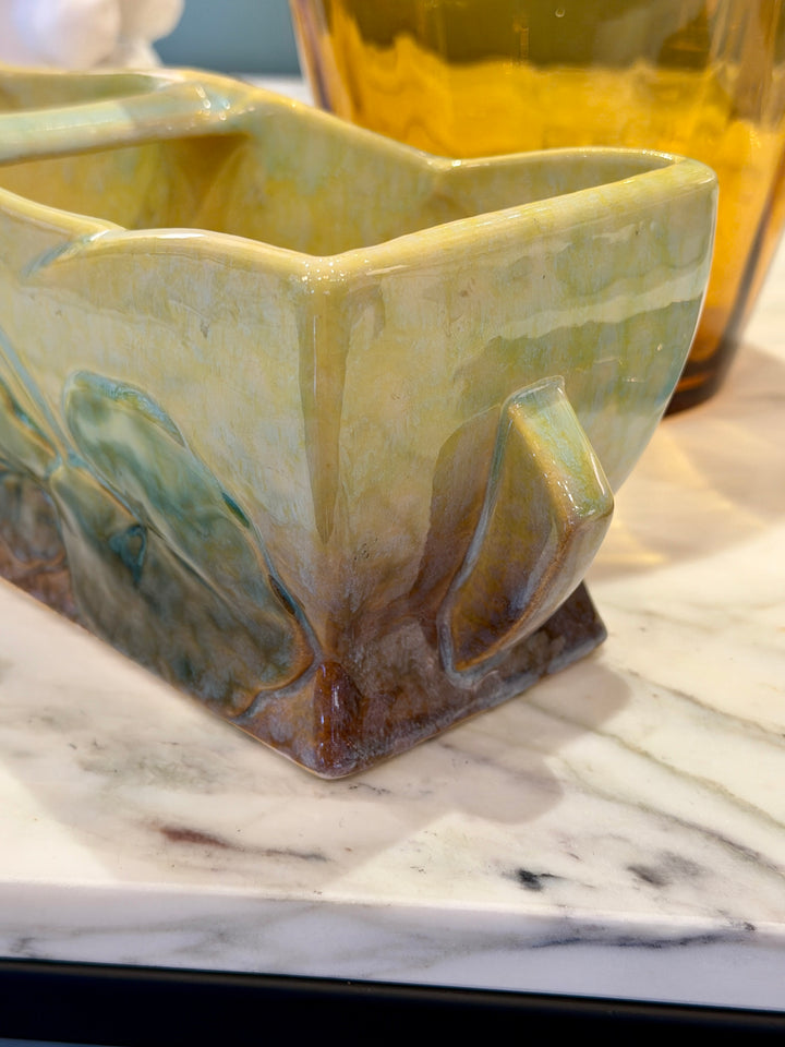 Vintage Roseville Ceramic Divided Window Planter